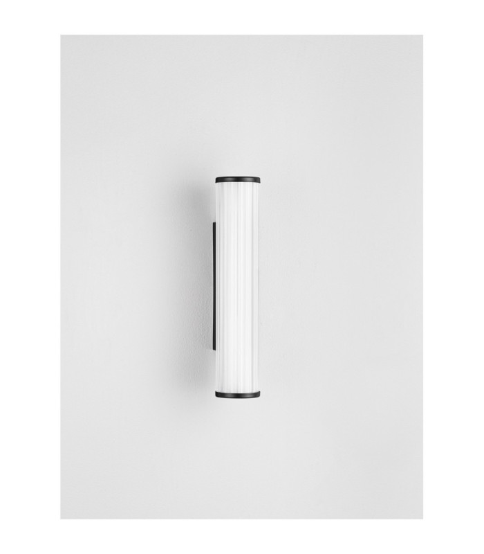Misty Bathroom Wall Lamp Round Sandy Black LED 7W 455lm IP44 3000-4000K CCT-3