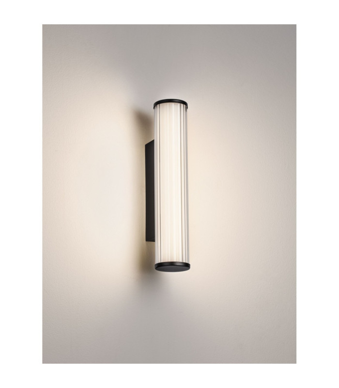 Misty Bathroom Wall Lamp Round Sandy Black LED 7W 455lm IP44 3000-4000K CCT-5