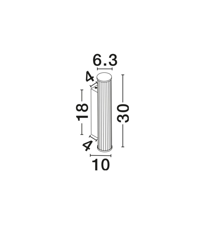 Misty Bathroom Wall Lamp Chrome LED 7W 455lm IP44 3000-4000K CCT-7