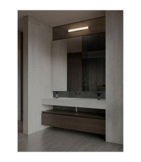 Misty Bathroom Over Mirror Light Sandy Black LED 17W 1105lm IP44 3000-4000K CCT-2