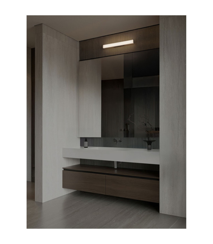 Misty Bathroom Over Mirror Light Sandy Black LED 17W 1105lm IP44 3000-4000K CCT-2