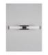 Alto Bathroom Over Mirror Light Matt Black Clear LED 10W 692lm IP44 3000K-3