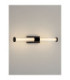 Alto Bathroom Over Mirror Light Matt Black Clear LED 10W 692lm IP44 3000K-5