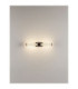 Alto Bathroom Over Mirror Light Matt Black Clear LED 10W 692lm IP44 3000K-6