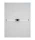 Alto Bathroom Over Mirror Light Matt Black Clear LED 12W 936lm IP44 3000K-3