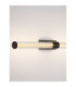 Alto Bathroom Over Mirror Light Matt Black Clear LED 12W 936lm IP44 3000K-6