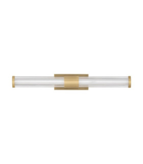Alto Bathroom Over Mirror Light Brass Gold Clear LED 10W 692lm IP44 3000K-1