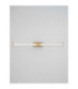Alto Bathroom Over Mirror Light Brass Gold Clear LED 12W 936lm IP44 3000K-3