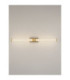 Alto Bathroom Over Mirror Light Brass Gold Clear LED 12W 936lm IP44 3000K-4