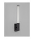 Alto Bathroom Wall Lamp Matt Black Clear LED 8W 603lm IP44 3000K-3