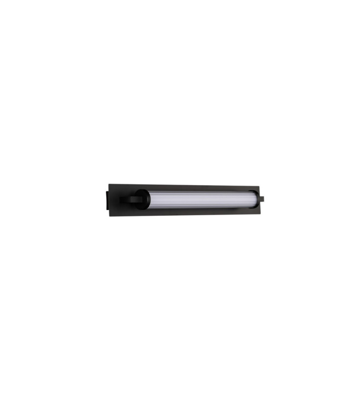 Fasko Bathroom Over Mirror Light Matt Black White LED 13W 747lm IP44 3000K-3