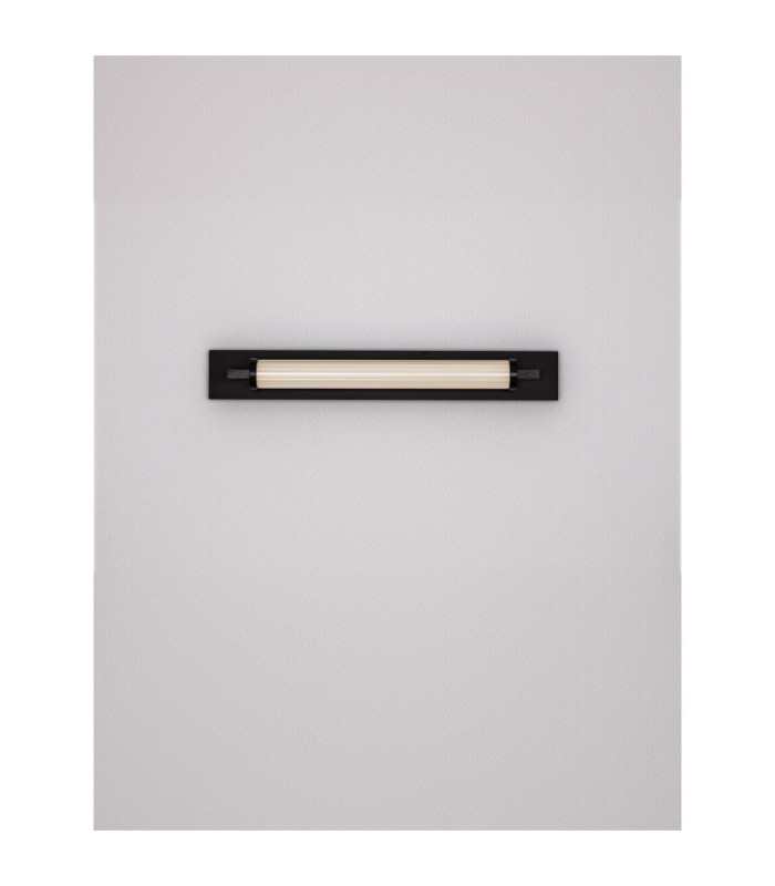 Fasko Bathroom Over Mirror Light Matt Black White LED 13W 747lm IP44 3000K-5
