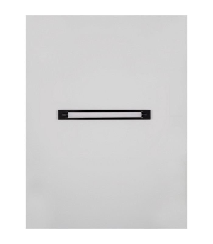Fasko Bathroom Over Mirror Light Matt Black White LED 16W 1019lm IP44 3000K-4