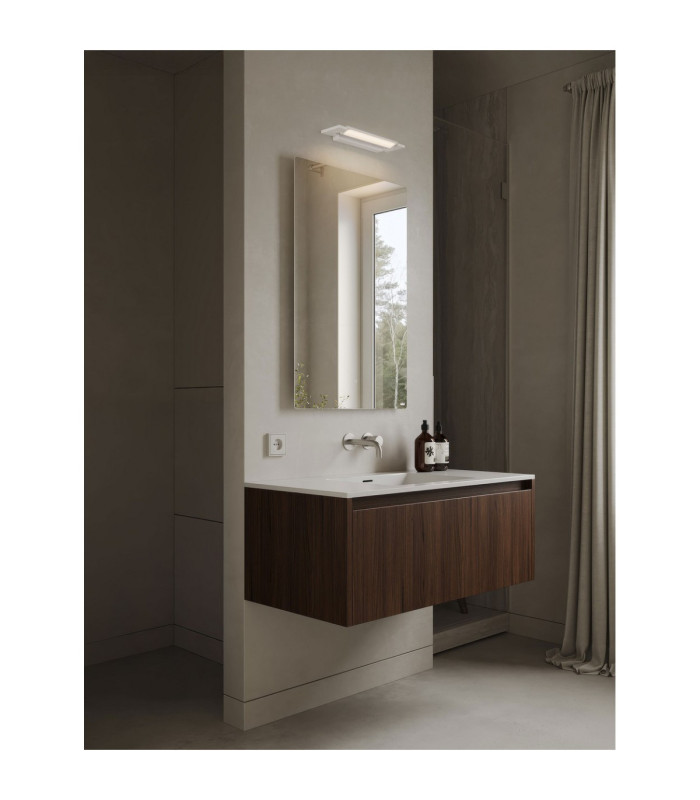 Livo Bathroom Over Mirror Light Sandy White LED 10W 650lm IP44 3000-4000K CCT-2