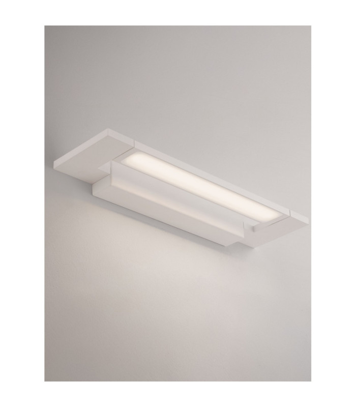 Livo Bathroom Over Mirror Light Sandy White LED 10W 650lm IP44 3000-4000K CCT-7