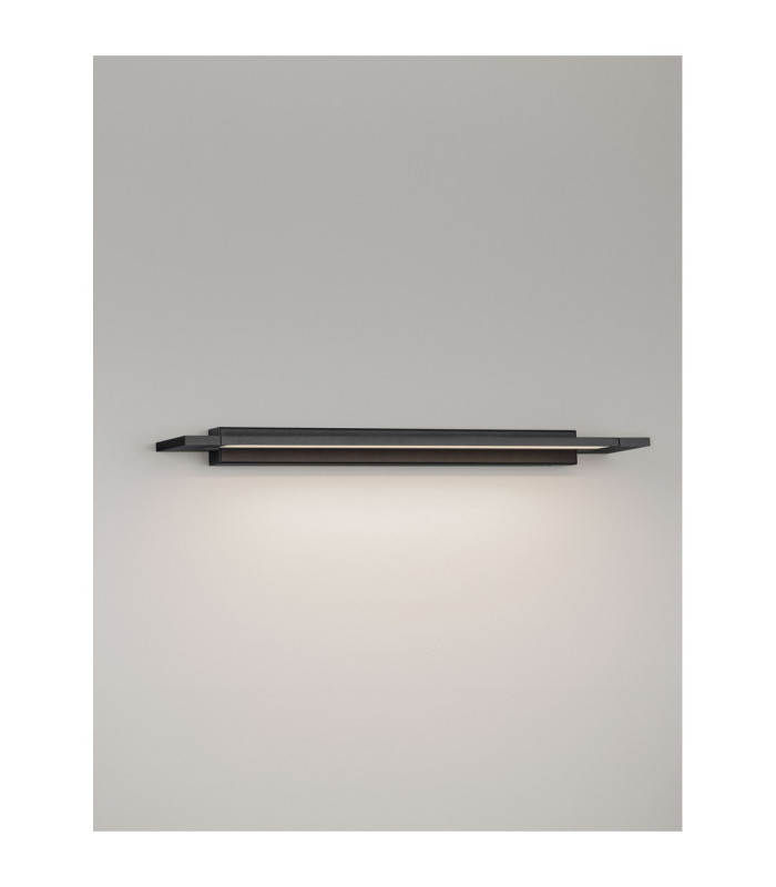 Livo Bathroom Over Mirror Light Sandy Black LED 18W 1170lm IP44 3000-4000K CCT-4