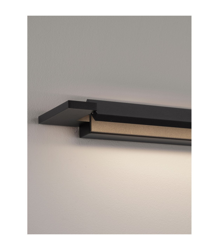 Livo Bathroom Over Mirror Light Sandy Black LED 18W 1170lm IP44 3000-4000K CCT-7
