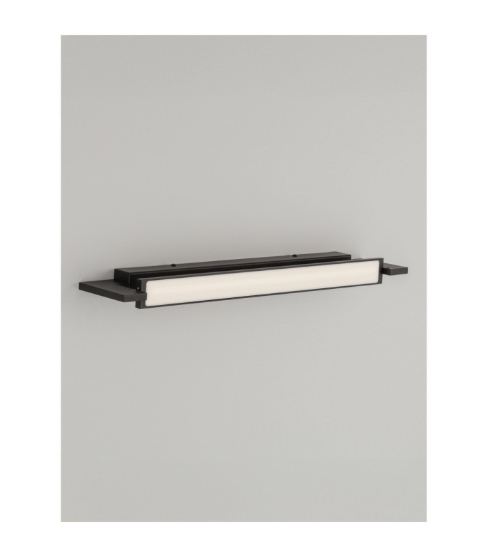 Livo Bathroom Over Mirror Light Sandy Black LED 18W 1170lm IP44 3000-4000K CCT-9