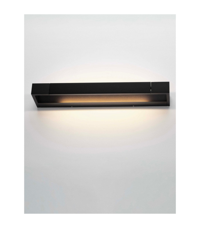 Arga Bathroom Wall Lamp Sandy Black LED 12W 1100lm 3000K IP44-9