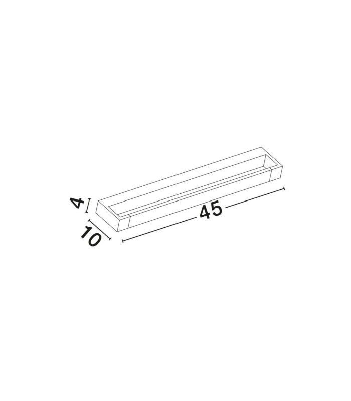 Arga Bathroom Wall Lamp Sandy Black LED 12W 1100lm 3000K IP44-10