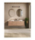 Arga Bathroom Over Mirror Light Sandy Black LED 17W 1400lm 3000K IP44-2