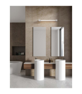 Arga Bathroom Over Mirror Light Sandy White LED 17W 1400lm 3000K IP44-2