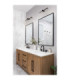 Breggo Bathroom Over Mirror Light Sandy Black LED 12W 669lm 3000K IP54-2