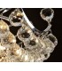 Flush Ceiling 6 Light Polished Chrome, Crystal - 7