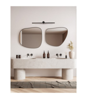 Breggo Bathroom Over Mirror Light Sandy Black LED 17W 890lm 3000K IP54-2