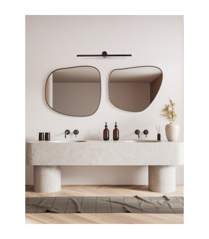 Breggo Bathroom Over Mirror Light Sandy Black LED 17W 890lm 3000K IP54-2