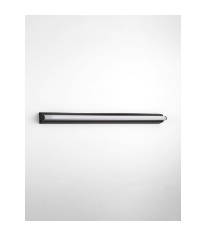 Endo Bathroom Over Mirror Light Matt Black LED 19W 1986lm 3000K IP44-3