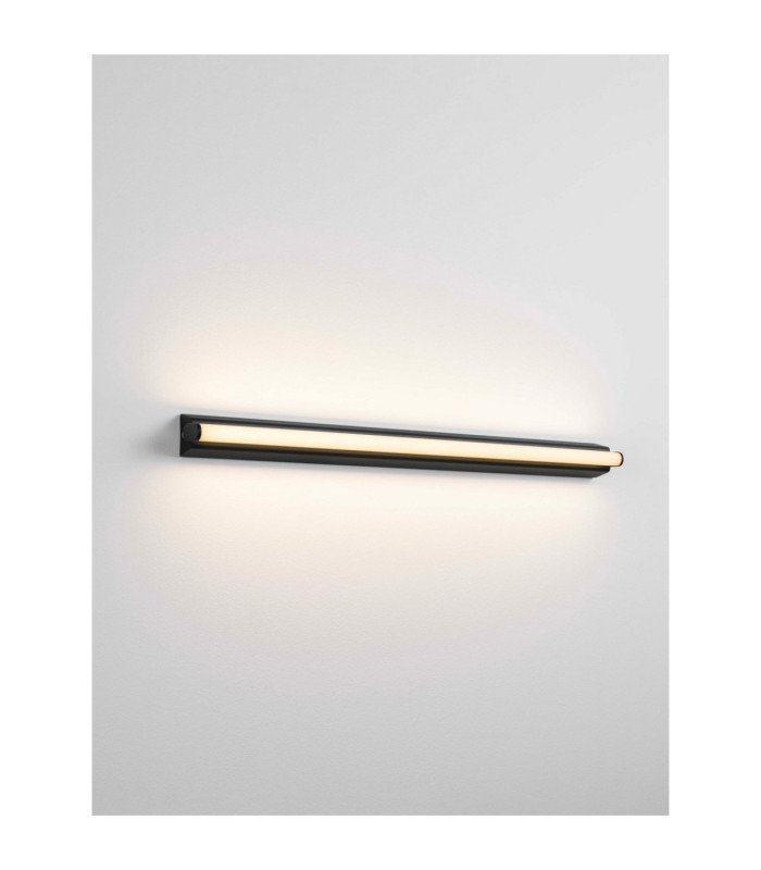 Endo Bathroom Over Mirror Light Matt Black LED 19W 1986lm 3000K IP44-6