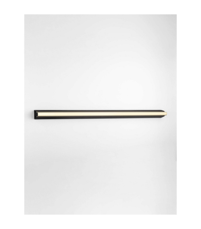 Endo Bathroom Over Mirror Light Matt Black LED 26W 2637lm 3000K IP44-4