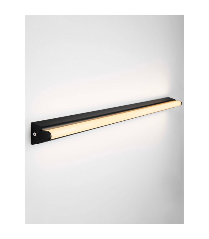 Endo Bathroom Over Mirror Light Matt Black LED 26W 2637lm 3000K IP44-5