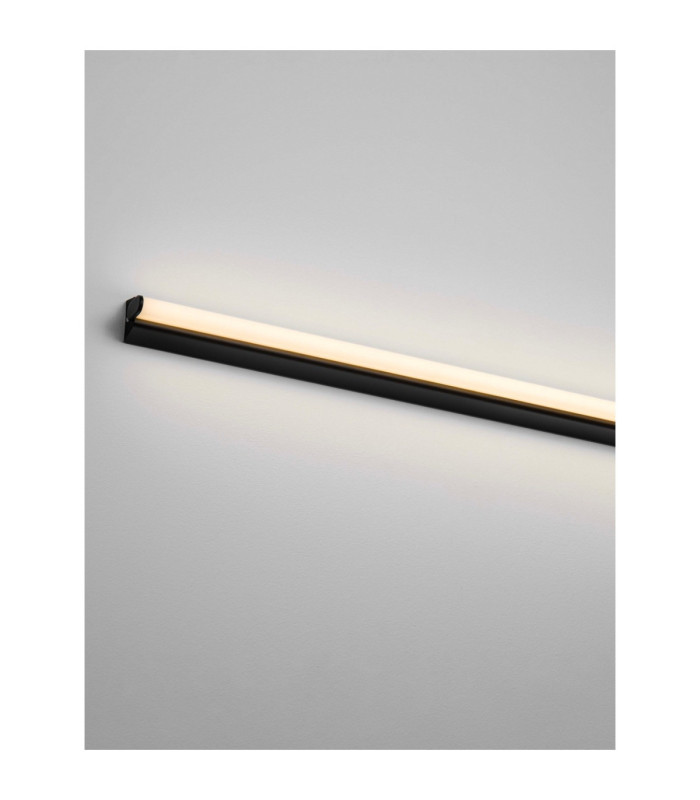 Endo Bathroom Over Mirror Light Matt Black LED 26W 2637lm 3000K IP44-6