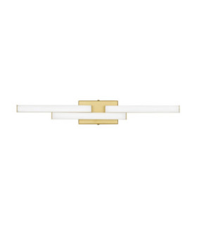 Atom Bathroom Over Mirror Light Gold LED 14W 1342lm IP44 4000K-1