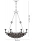 Ceiling Pendant 10 Light Polished Chrome, Crystal - 3