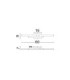 Atom Bathroom Over Mirror Light Sandy White LED 14W 1580lm IP44 4000K-9