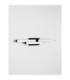 Atom Bathroom Over Mirror Light Matt Black LED 14W 1342lm IP44 4000K-3