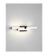 Atom Bathroom Over Mirror Light Matt Black LED 14W 1342lm IP44 4000K-4