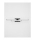 Atom Bathroom Over Mirror Light Matt Black LED 14W 1342lm IP44 4000K-6