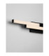 Atom Bathroom Over Mirror Light Matt Black LED 14W 1342lm IP44 4000K-8