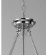 Ceiling Pendant 10 Light Polished Chrome, Crystal - 5