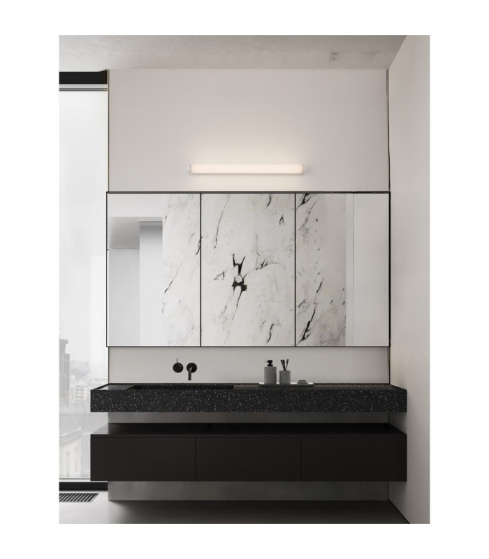 Cor Bathroom Over Mirror Light Sandy White LED 8W 560lm IP44 2700-3000-4000K CCT-2