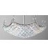 Ceiling Pendant 10 Light Polished Chrome, Crystal - 6