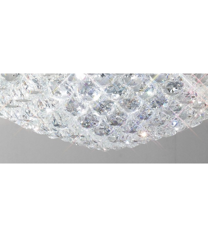 Ceiling Pendant 10 Light Polished Chrome, Crystal - 8