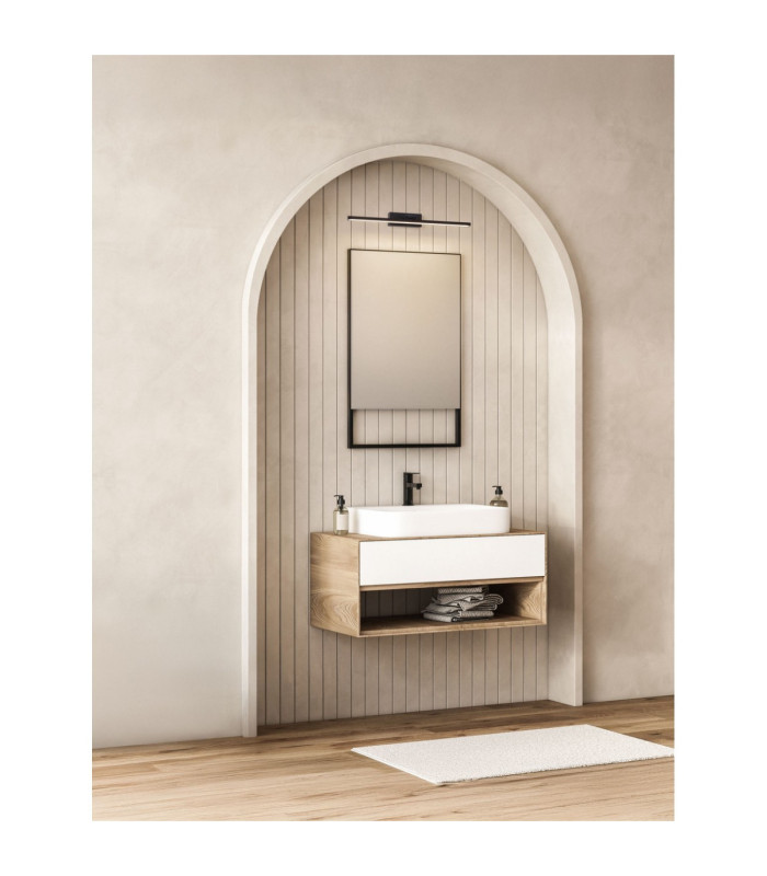 Marel Bathroom Over Mirror Light Sandy Black LED 12W 780lm IP44 3000-4000K CCT-2