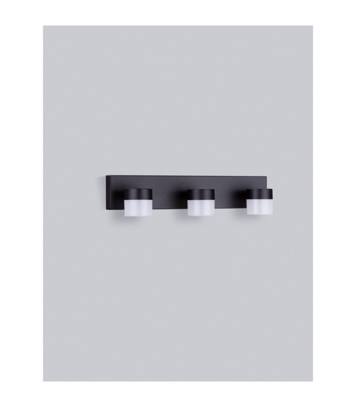 Teko Bathroom Over Mirror Light Sandy Black LED 17W 1385lm 3000K IP44-3