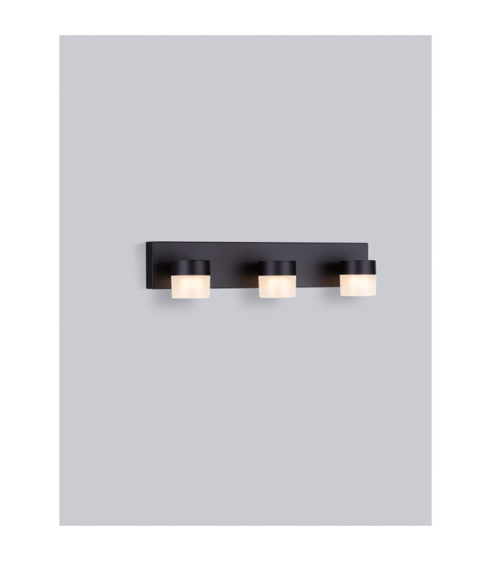 Teko Bathroom Over Mirror Light Sandy Black LED 17W 1385lm 3000K IP44-4