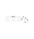 Teko Bathroom Over Mirror Light Sandy Black LED 17W 1385lm 3000K IP44-7